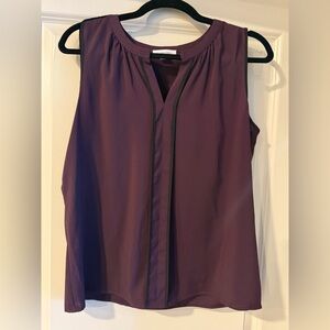 Women's Purple Sleeveless Top